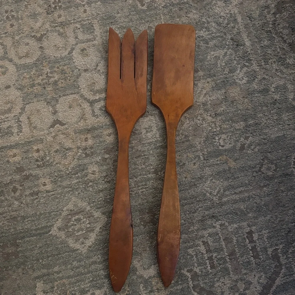Wooden Serving Utensil Set